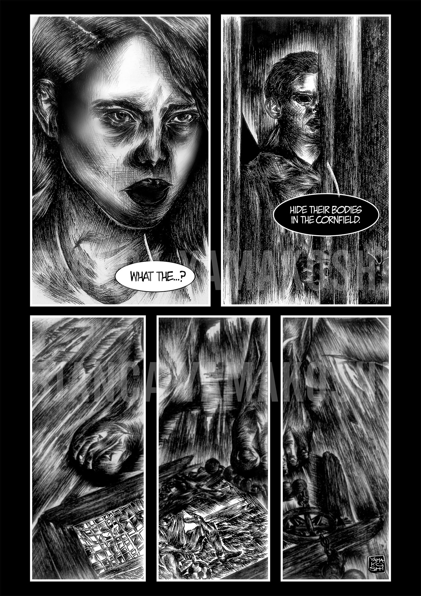 Sequential Art comic TraditionalMedia Realism blackandwhite inkwork inkdrawing comicillustration comicpanel framebyframe