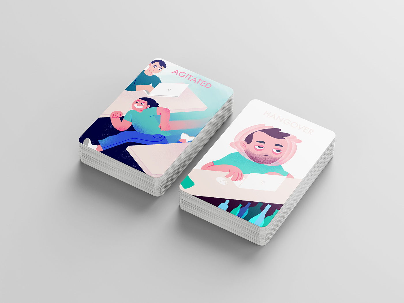 ILLUSTRATION  Playing Cards Playing Cards Design print Procreate photoshop deck design Character