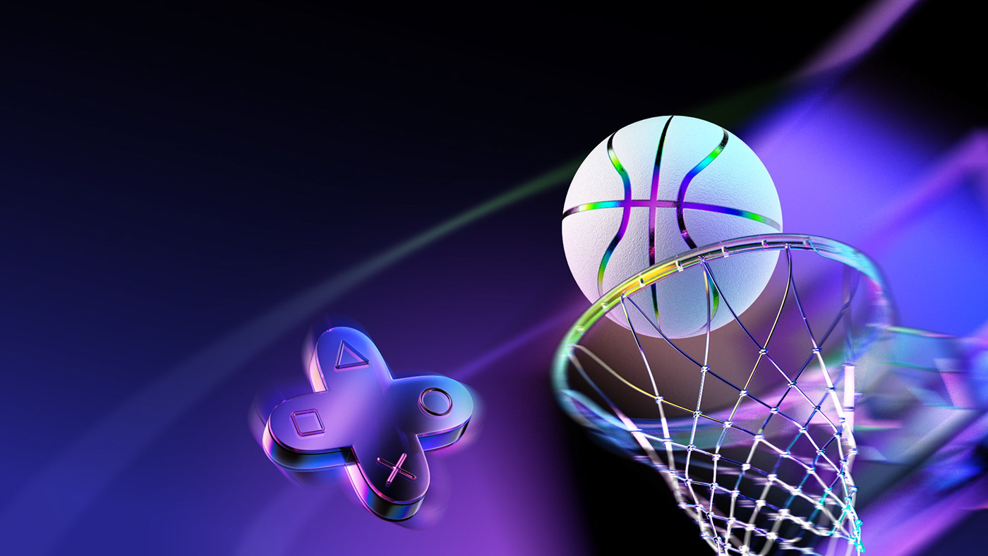 3d art motion graphics  sports Gaming banner Keyvisual communication marketing  