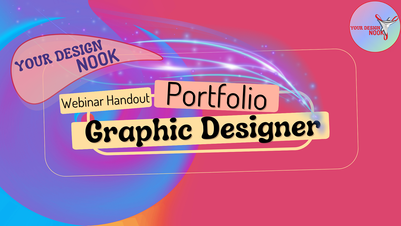 portfolio webinar handout graphic design  brand identity visual identity designer graphic handouts