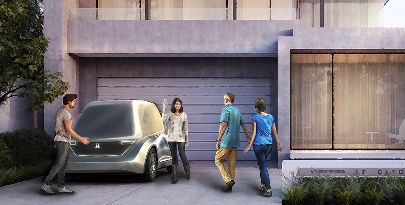 concept compact car  Compact Vehicle 2025 Concept electric vehicle India future transport design industrial design  Honda