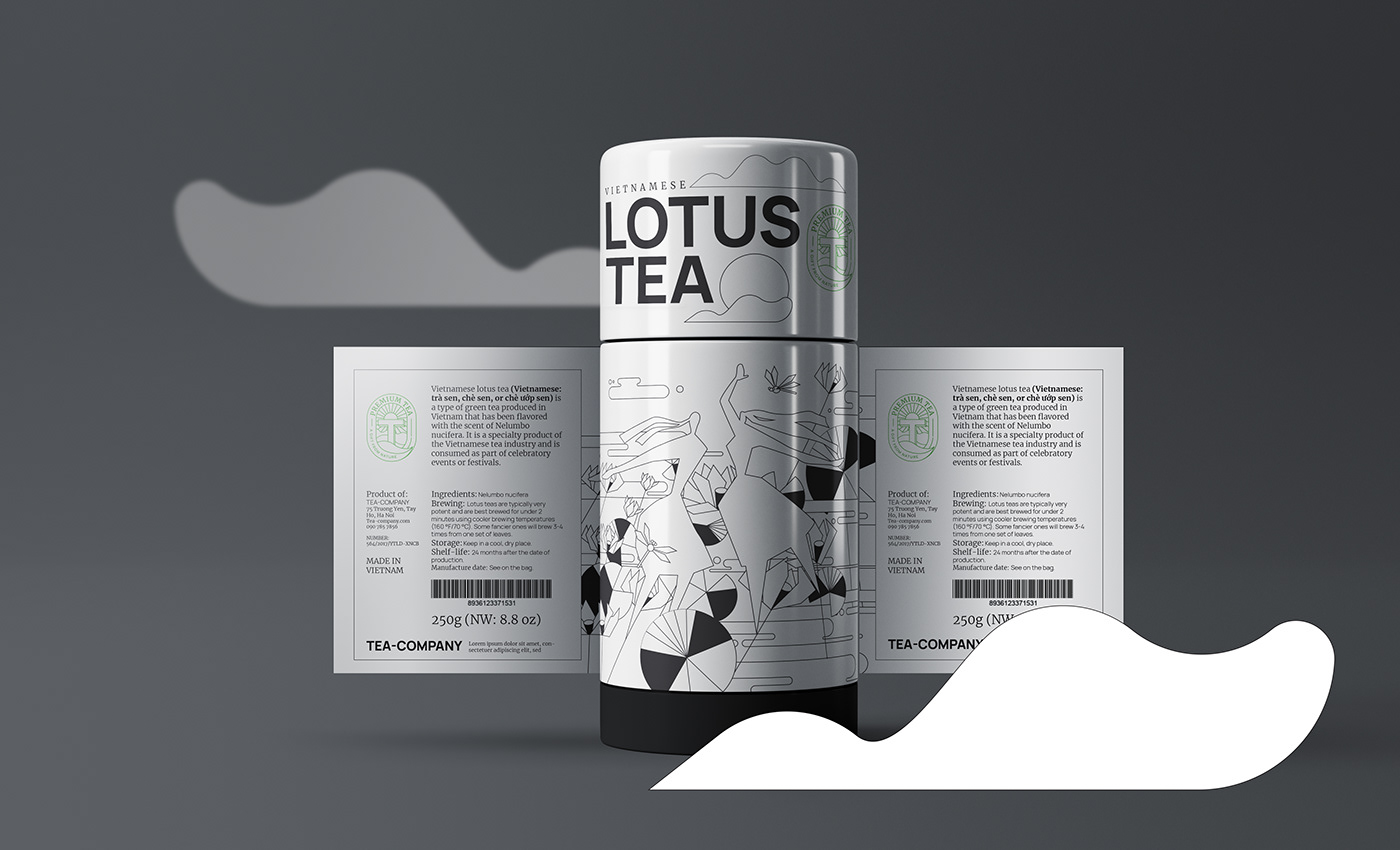 brand Lotus tea Packaging tea