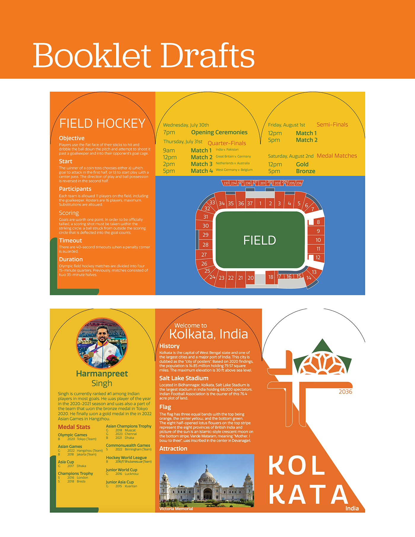 Olympics poster sports India Travel InDesign Illustrator Graphic Designer Brand Design field hockey