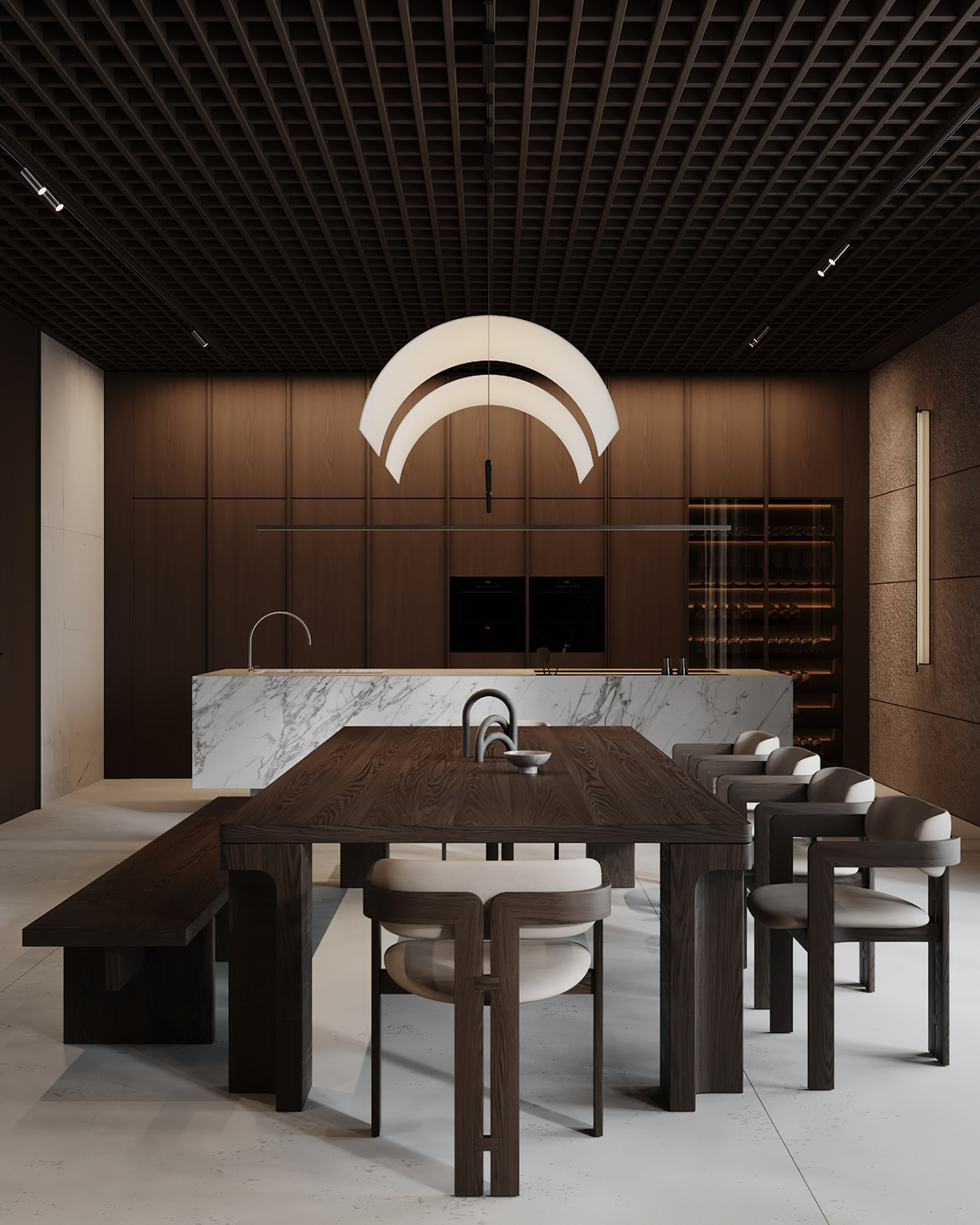 concrete LOFT Saudi Arabia riyadh Villa visualization Render interior design  modern architecture