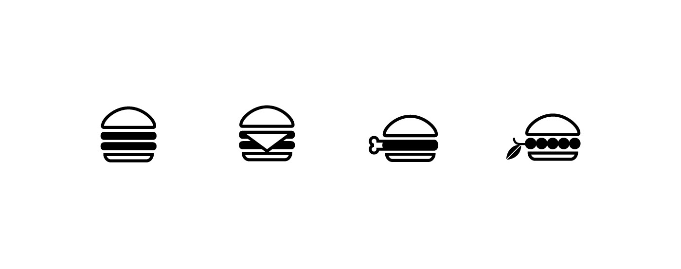 burger true identity logo branding  Food  Greece
