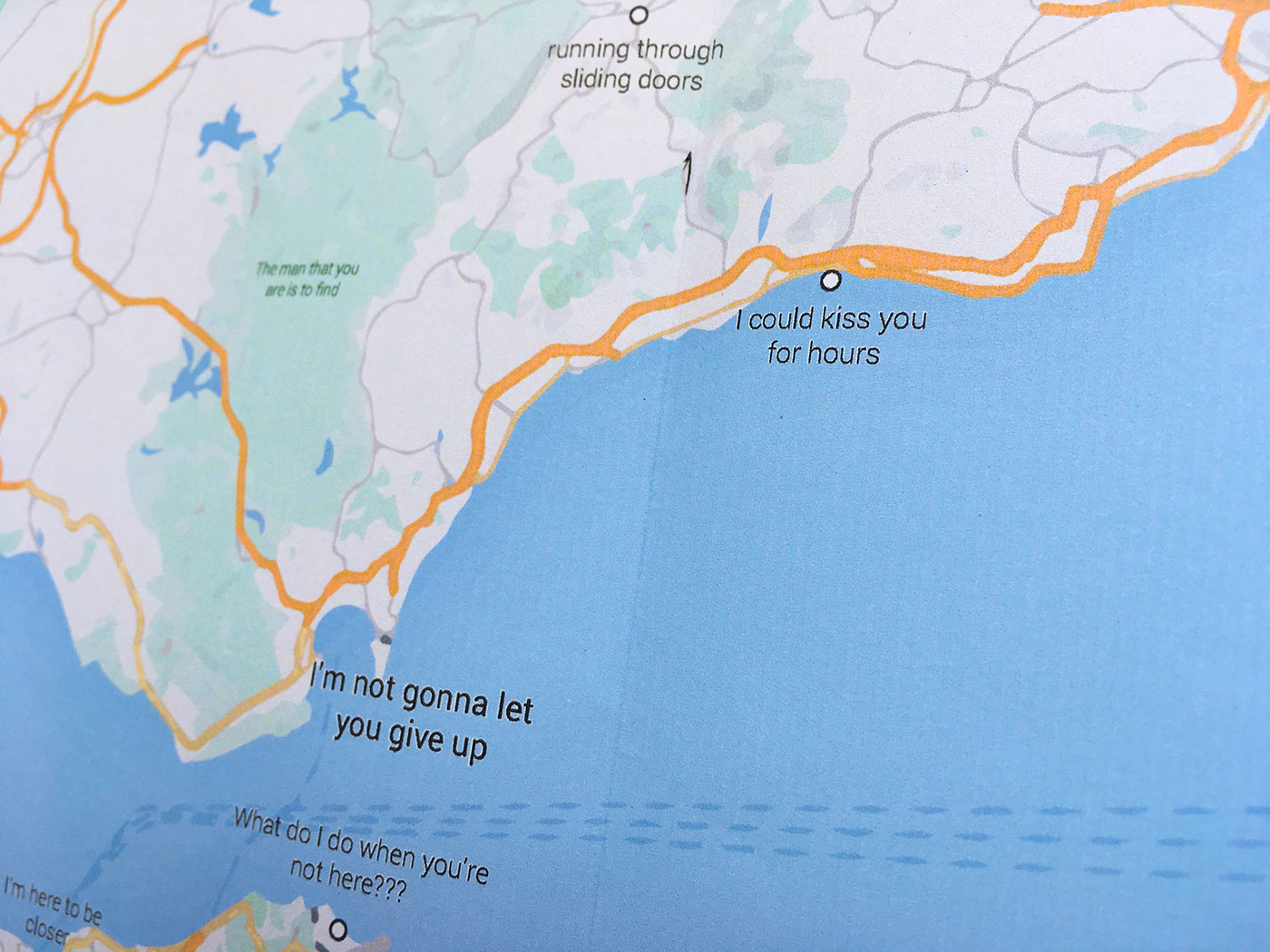 map Geography music cartography Lyrics book design graphic design  publication design