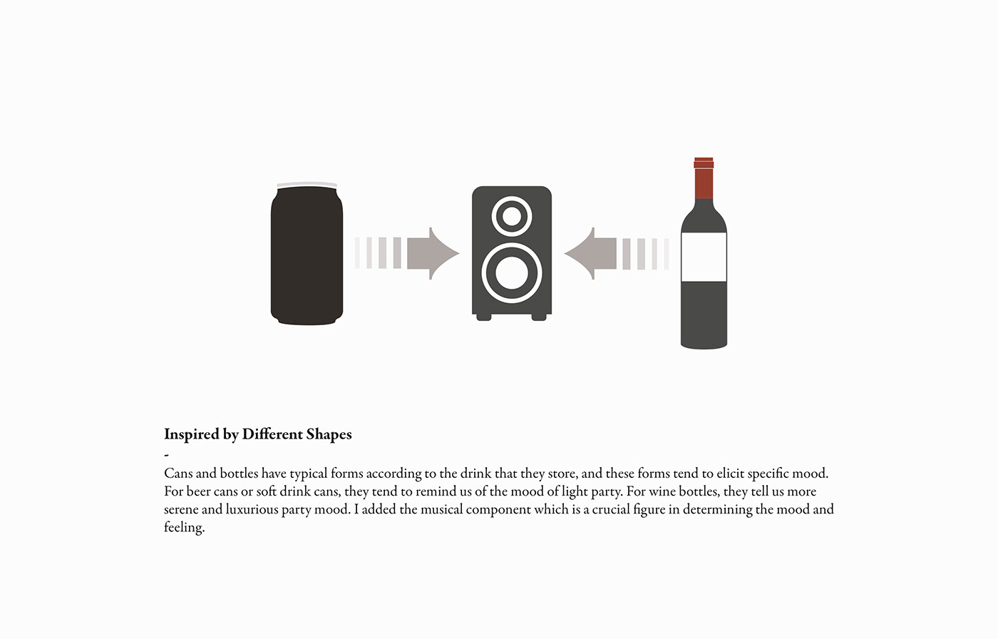 industrial design  product design  speaker music can bottle wine bluetooth