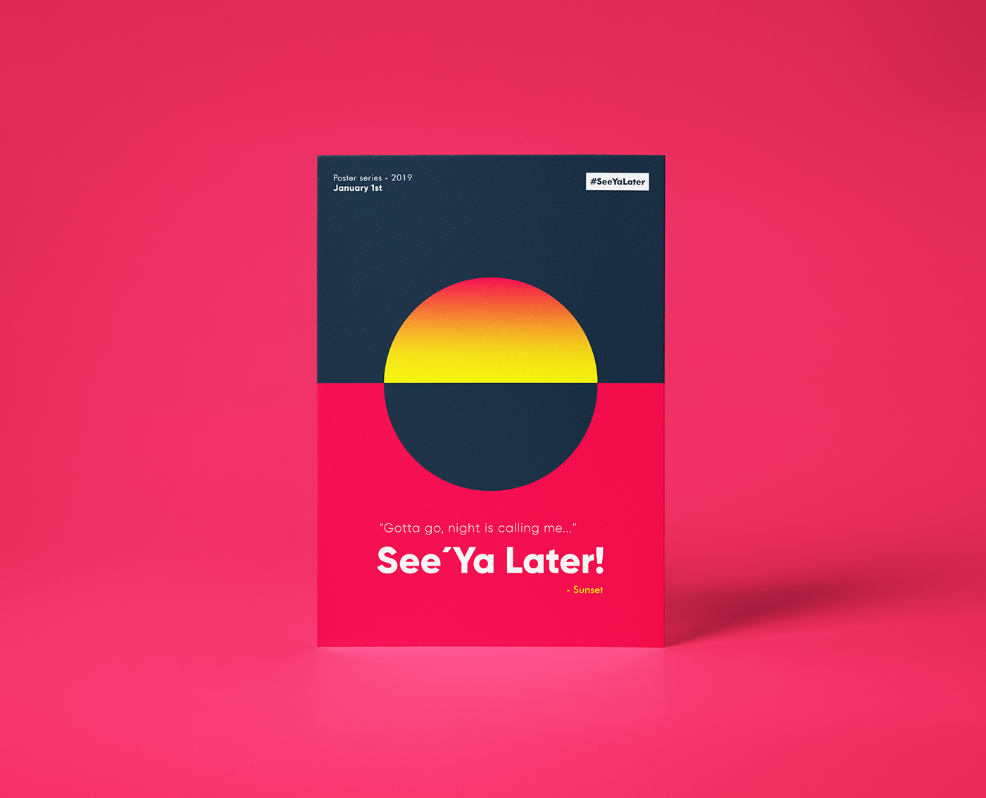 poster Layout type Insight composition design