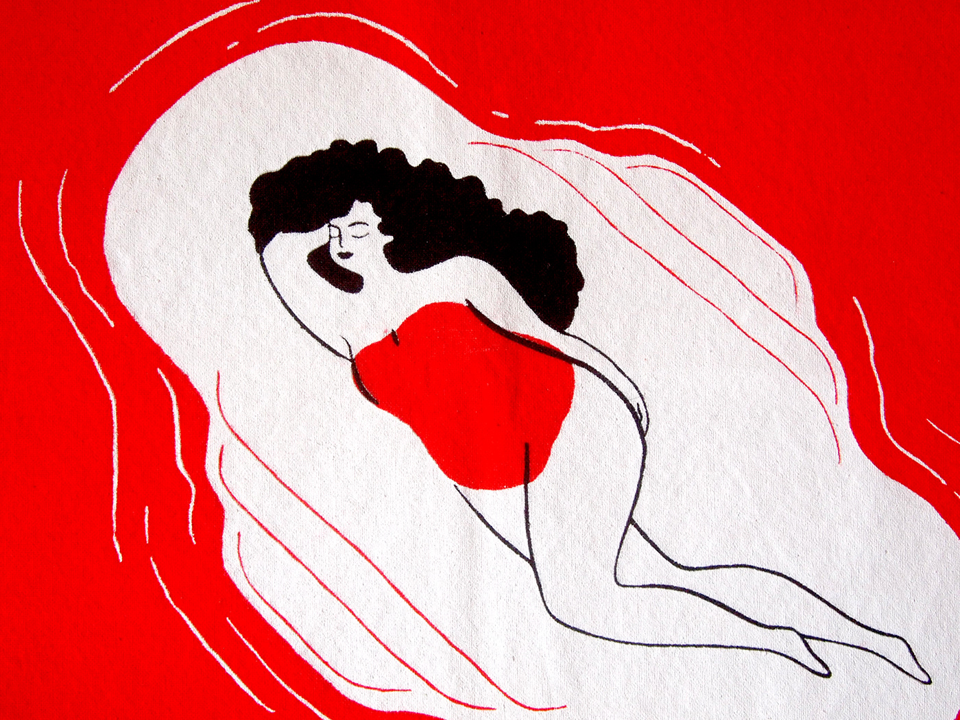 period blood menstruation women womanhood Tote Bag silkscreen screeprint campaign bloodnormal