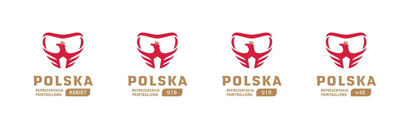 branding  eagle emblem logo mask paintball poland polska sports team