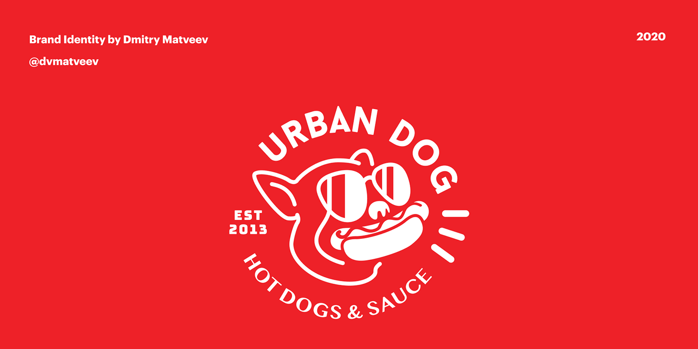 branding  bright city creative Fast food Food  hot dog idea identity Mockup