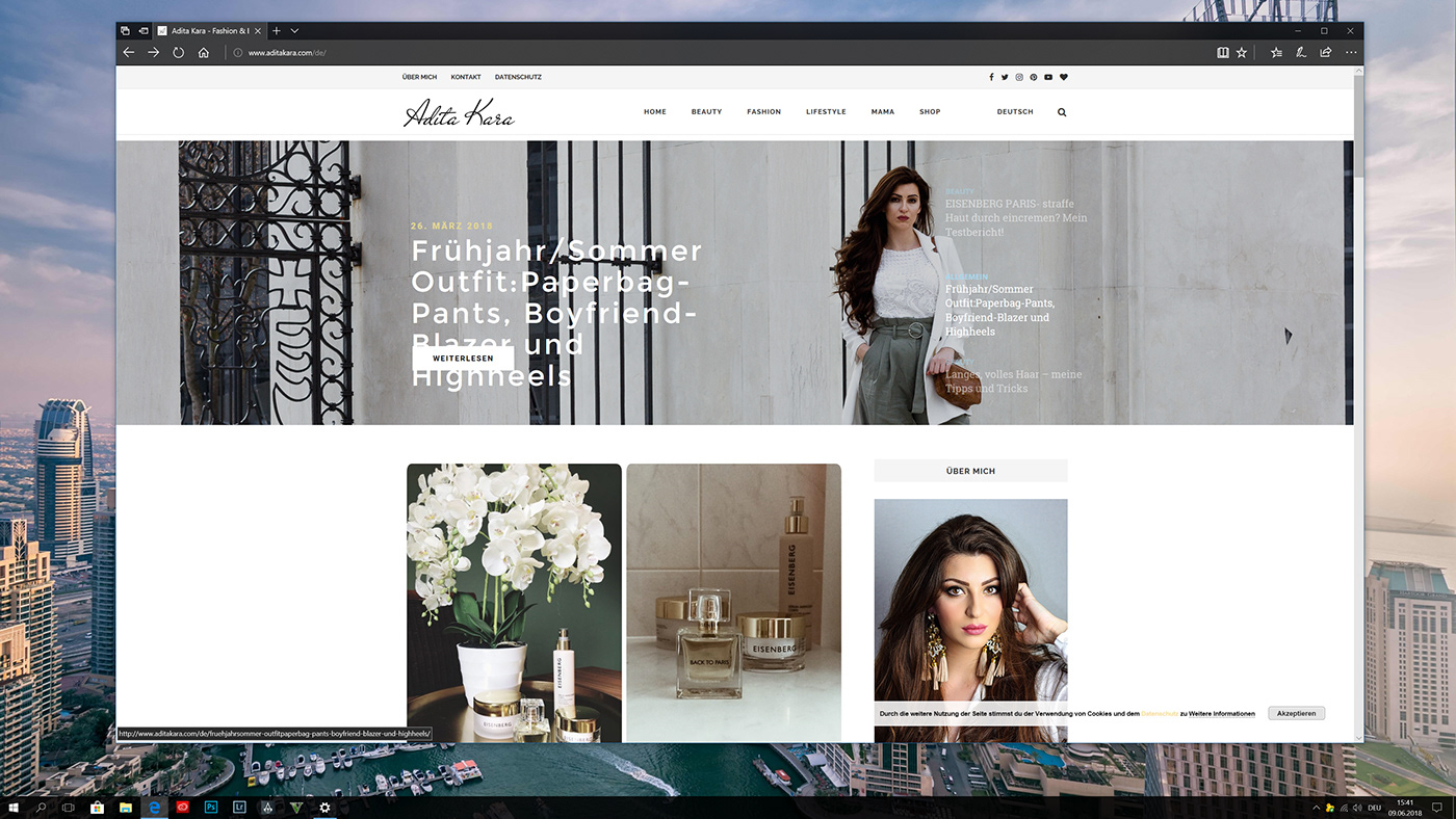 Blog Fashion  beauty lifestyle Photography  Webdesign editorial Web INFLUENCER design