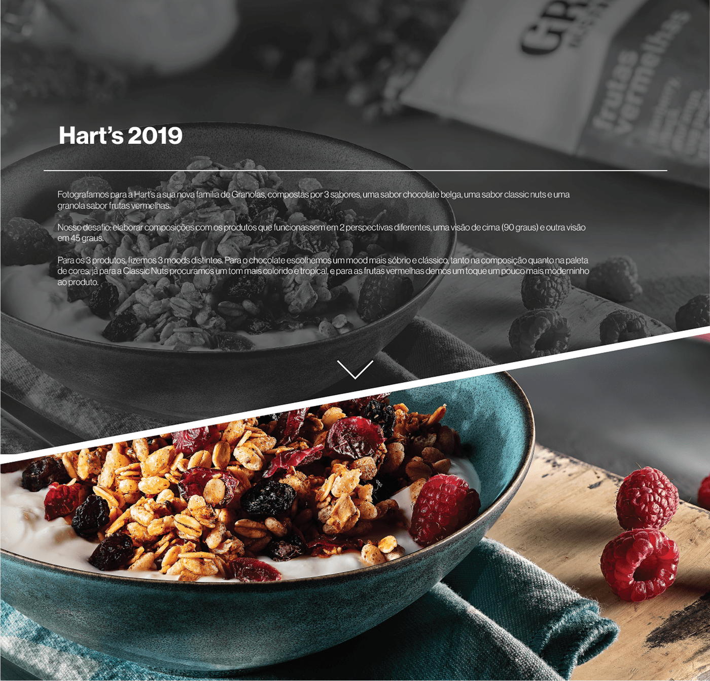 MOCA food photography granola Cereal breakfast foodstylist foodstyling Advertising  healthy food composition