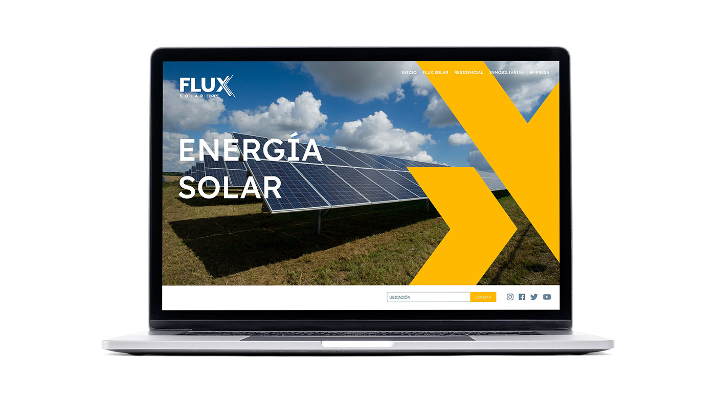 branding  Copec Energia Solar flux solar Power Energy Sol Solar energy Sun visual identity visual system