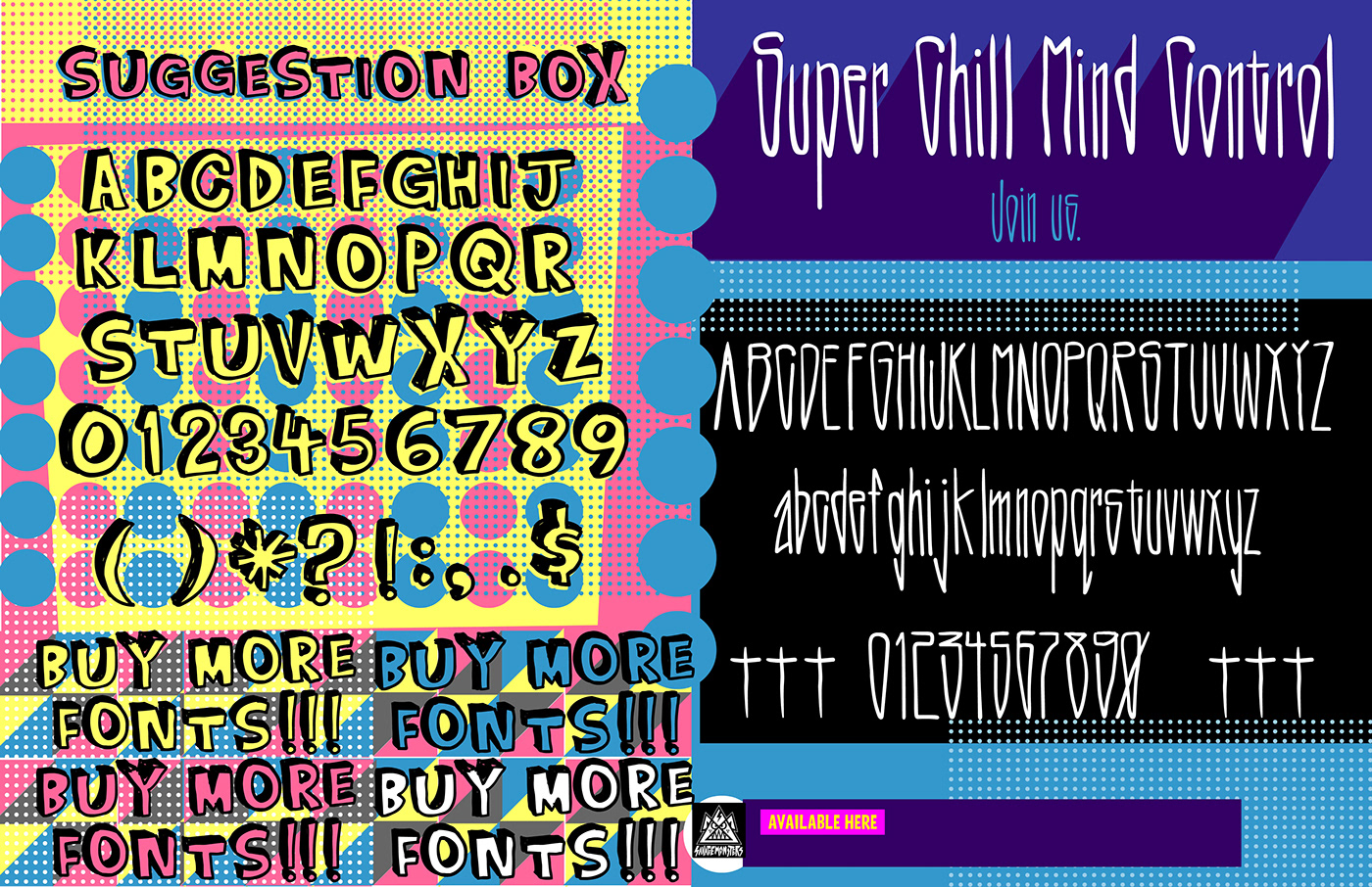 display font font fonts monsters savage type design Typeface vector