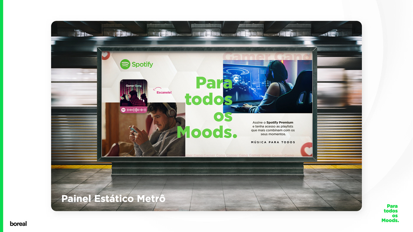 Advertising  art direction  comunicação design marketing   music music streaming planning publicidade spotify