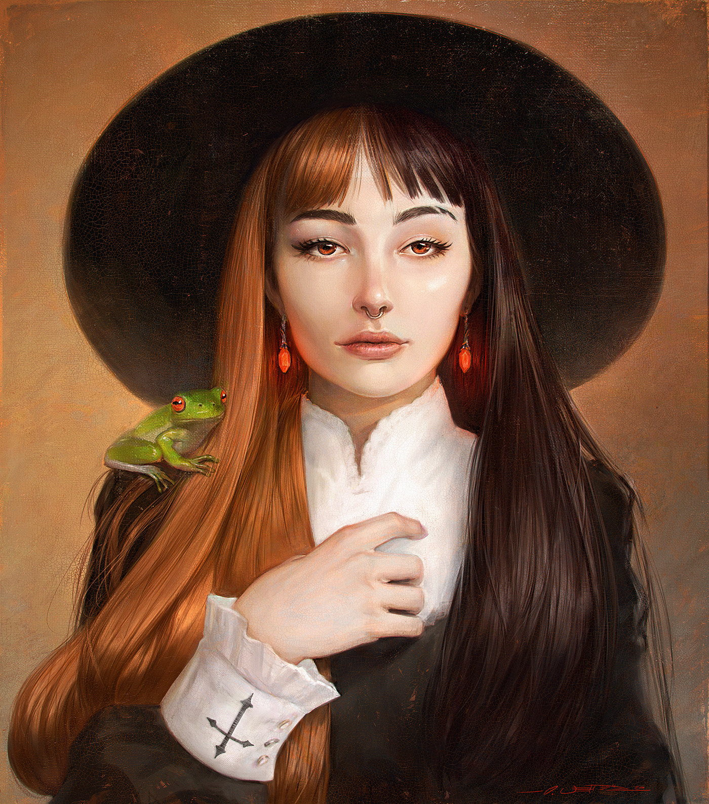 challenge digitalart Oneweekportrait painting   portrait portraitpainting Realism witch