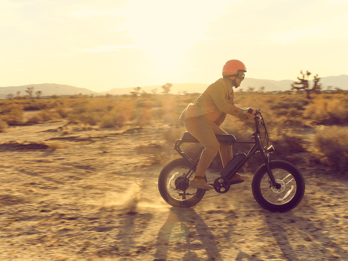 Bicycle Bike cinematic desert Ebike electric bike Photography  story
