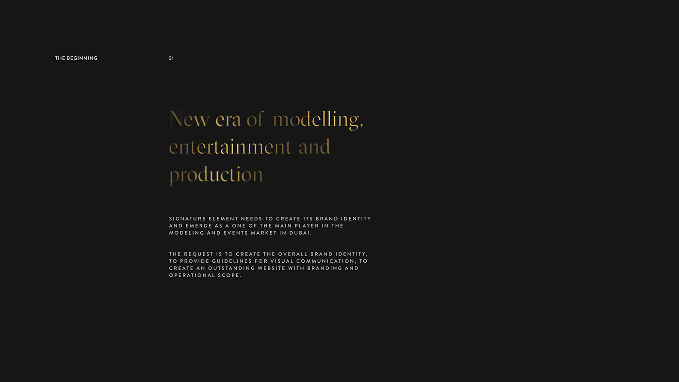 elegant gold interaction minimal typography   UI ux Web Webdesign Website