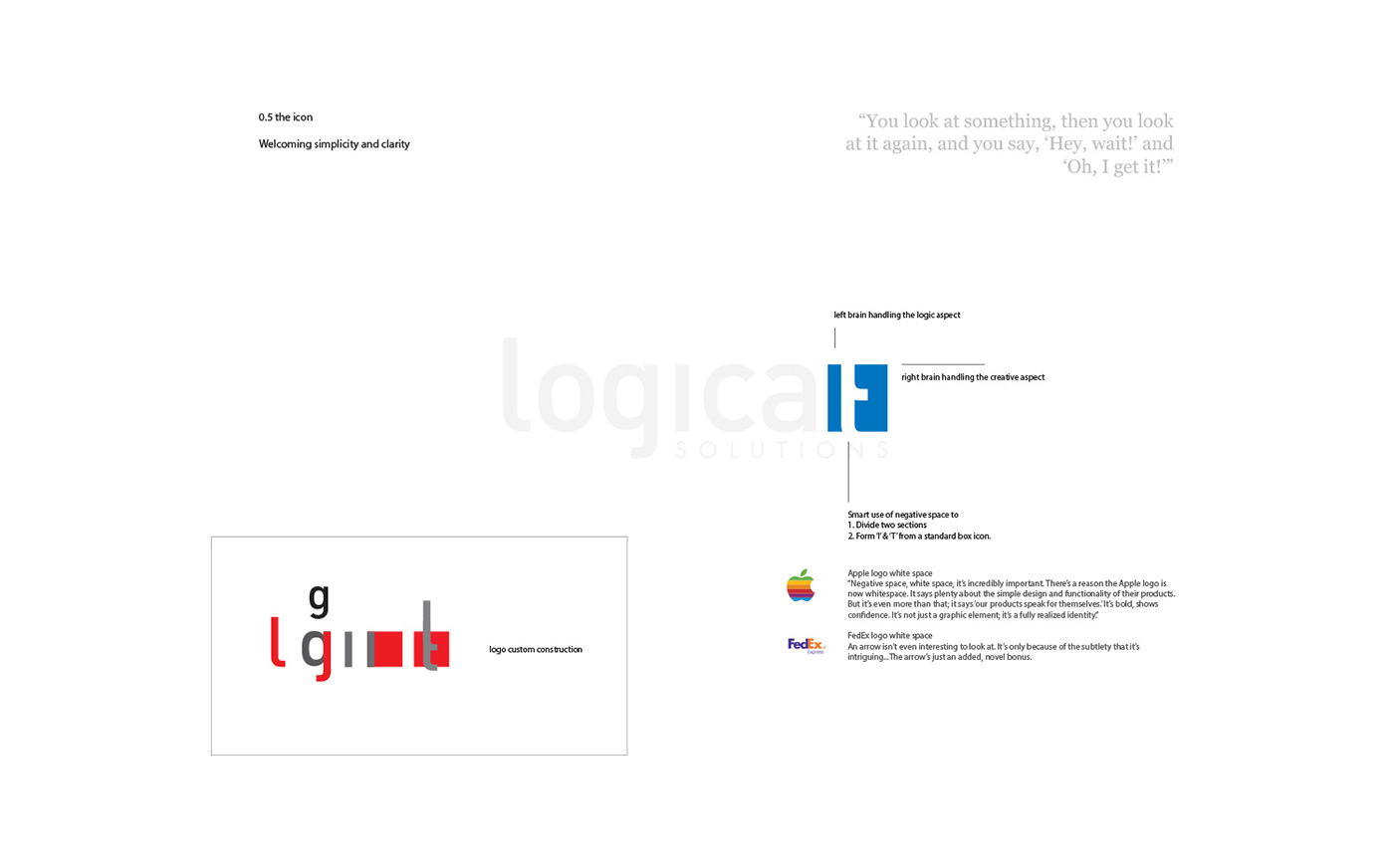LogicaIT Solutions Logo Design website facelift