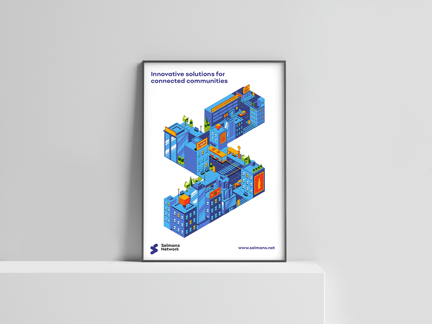 3D adobe city colorful community connected graphic design  ILLUSTRATION  Illustrator Isometric