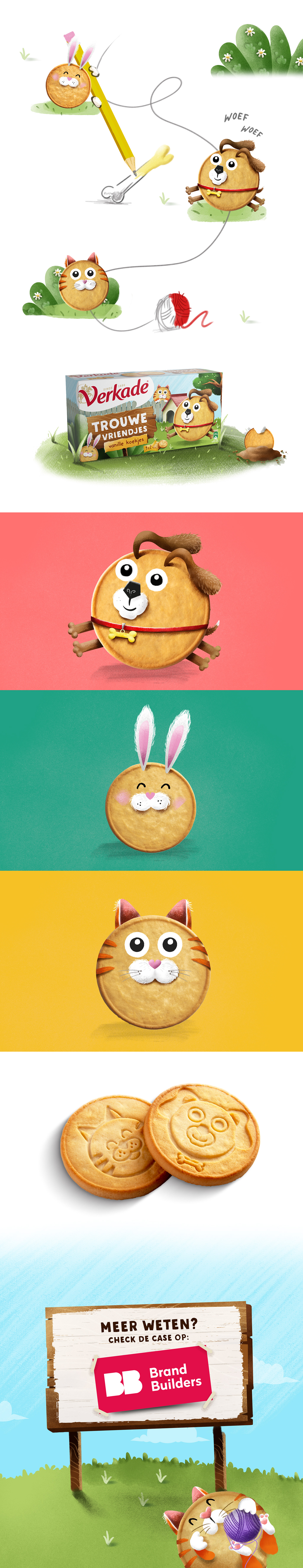 Character design  children cookies foodpackaging   ILLUSTRATION  kids kidspackaging Packaging Pet redesign
