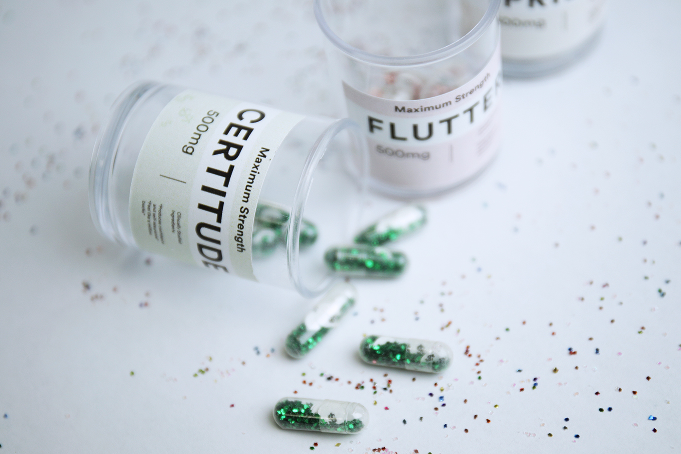 medication packaging Pill packaging witty Idioms quick fix package design  Glitter pills Witty design