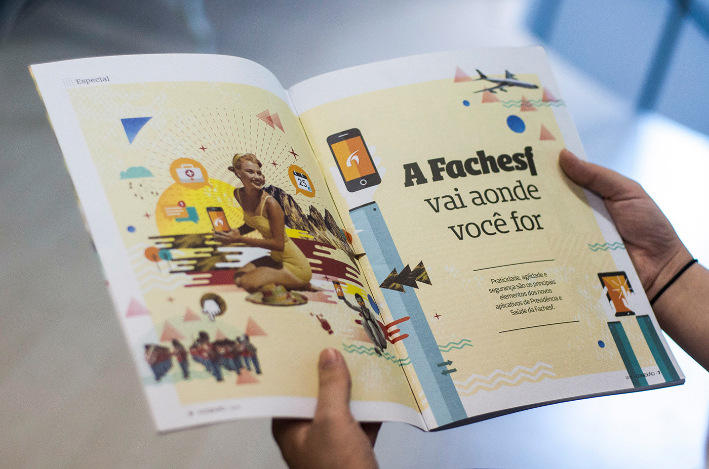 editorial Fachesf conexão fachesf revista magazine mag design ilustras ilustrações