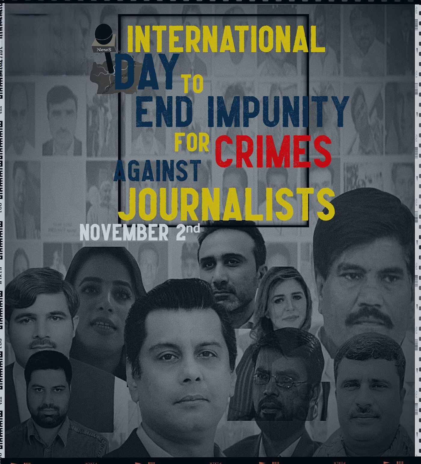 graphics Journalist Pakistan poster Social media post
