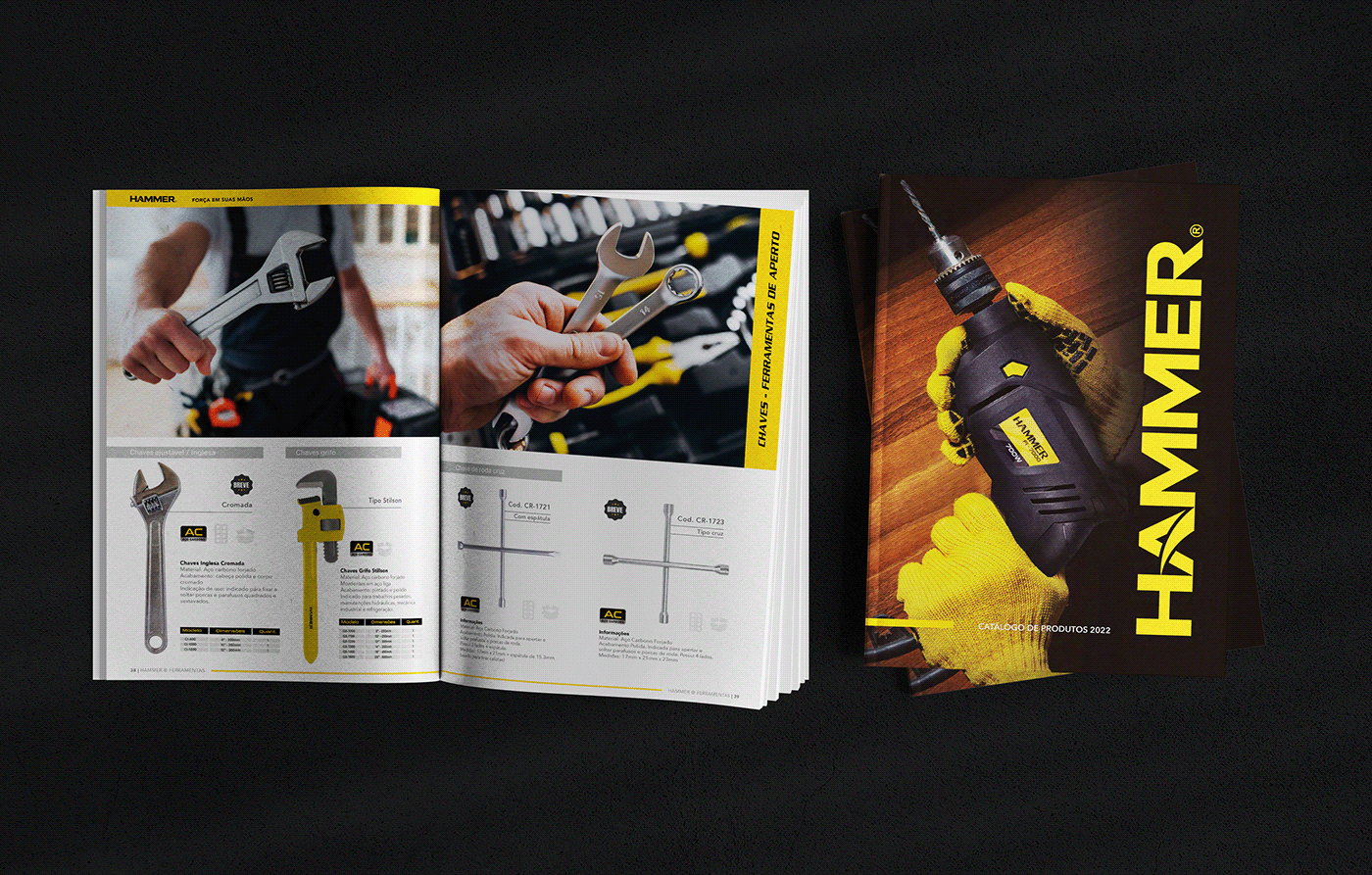 brochure catalog catalogo Catalogue editorial editorial design  graphic design  hammer magazine Product Catalog