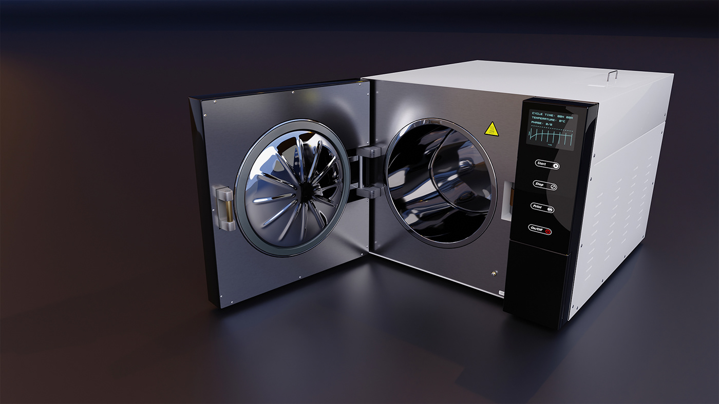 3D blender concept design industrialdesign product productdesign Render texture sterilizer