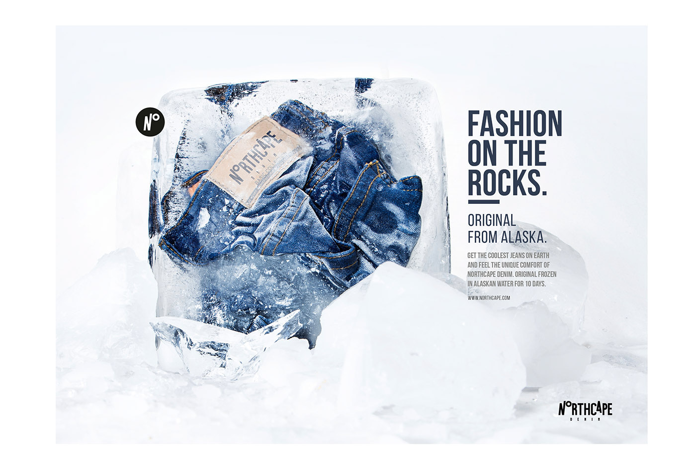 ice Alaska jeans brand snow north Scandinavian norway cold eis eisblock eiswürfel u5 akademie