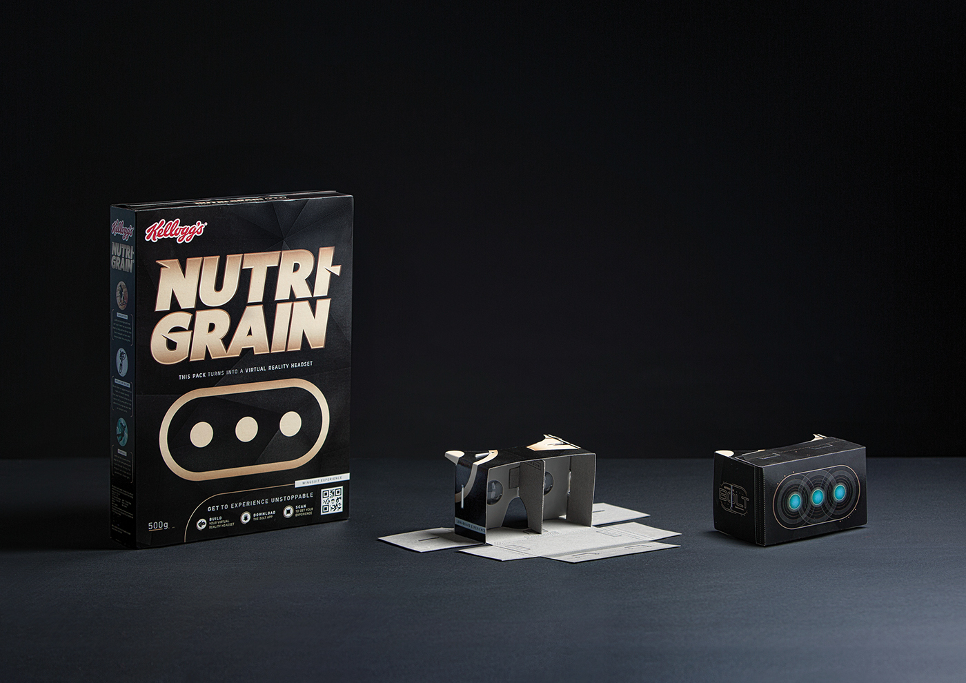 design packagingdesign VirtualReality vr vrheadset breakfastcereal cerealbox Food  preparedfood packagedfood