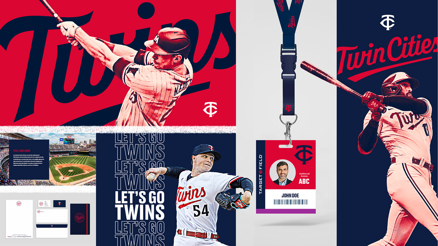 Branding design design mlb minnesota twins baseball Sports Design brand guidelines sports