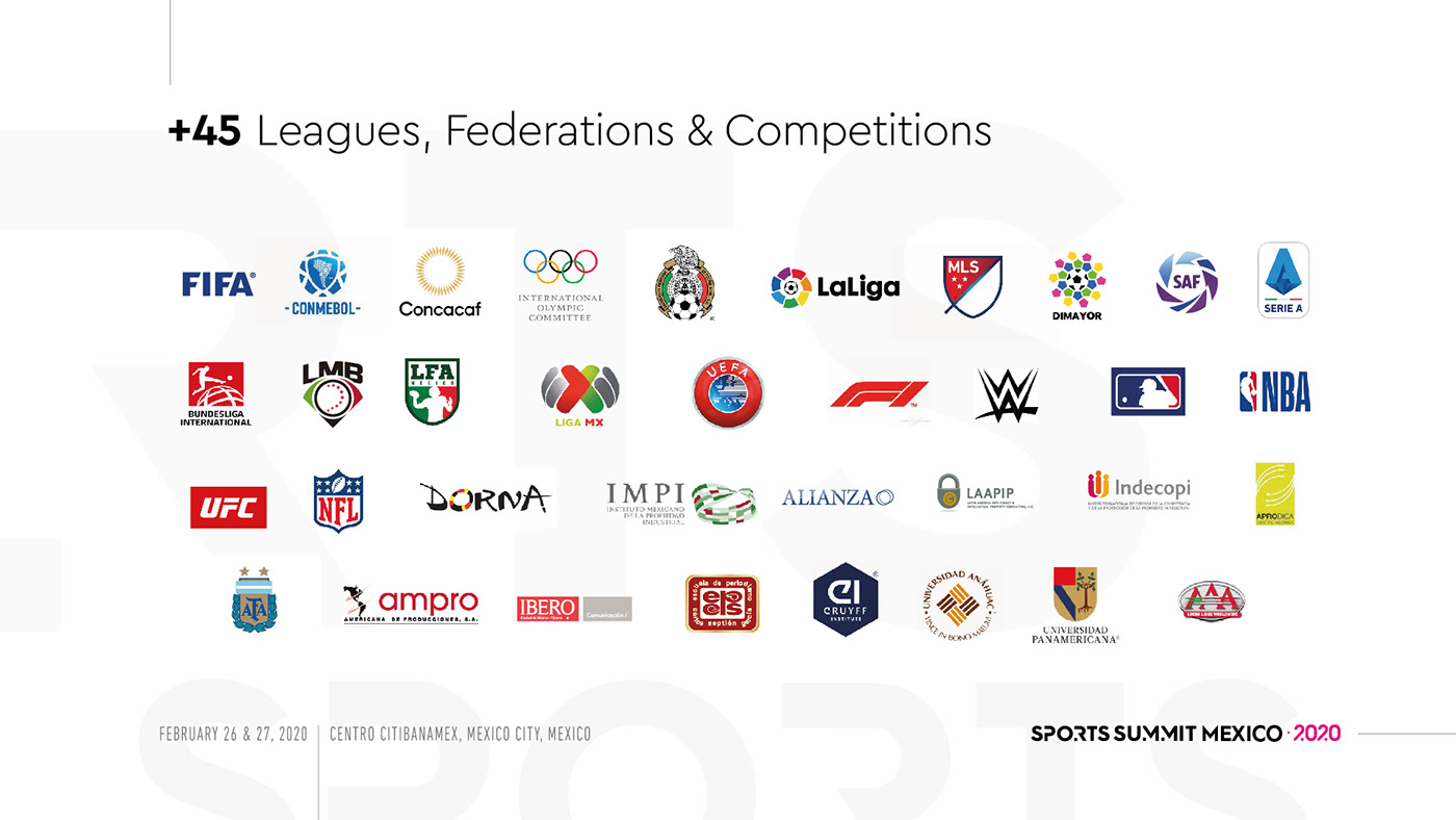 presentation design sports summit 2020 sports summit mexico
