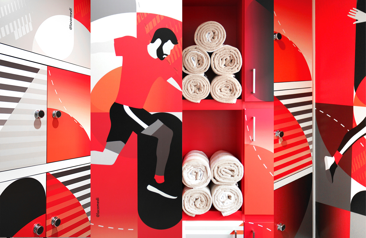 abstract abstractart decor geometric hotel hoteldesign poster radisson red wallart