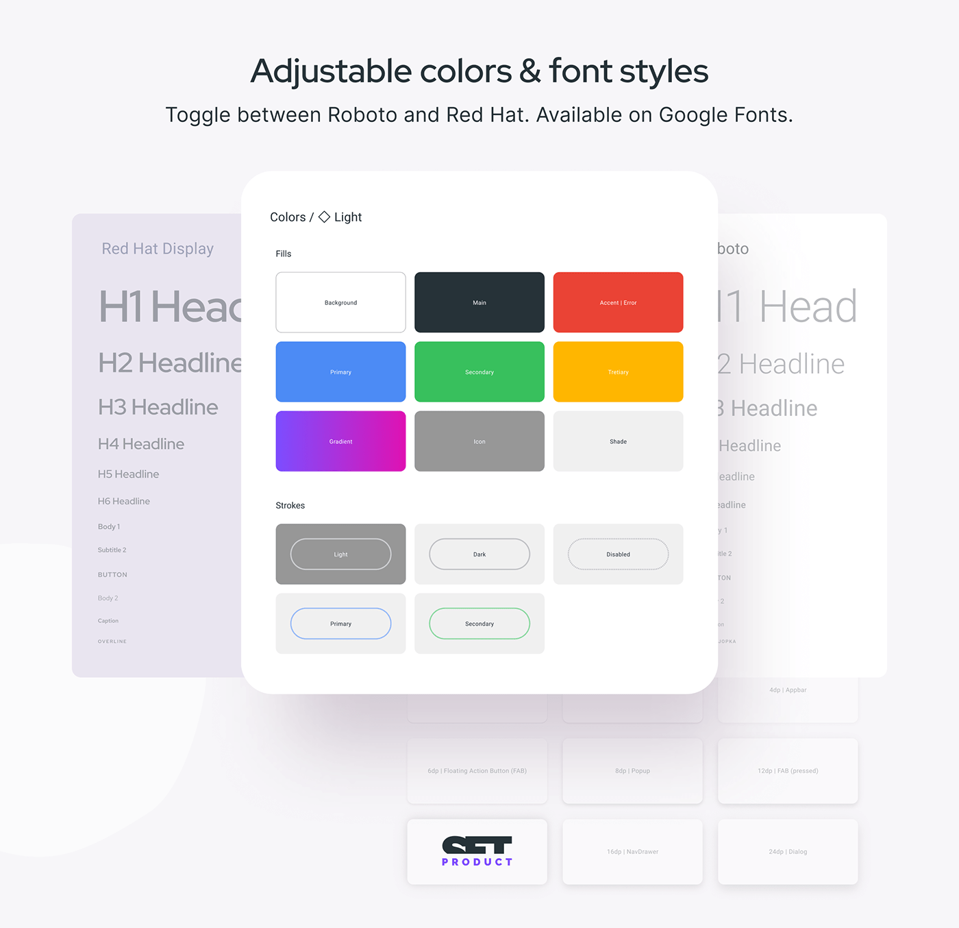 Figma app material design Web ui kit templates system product graphic