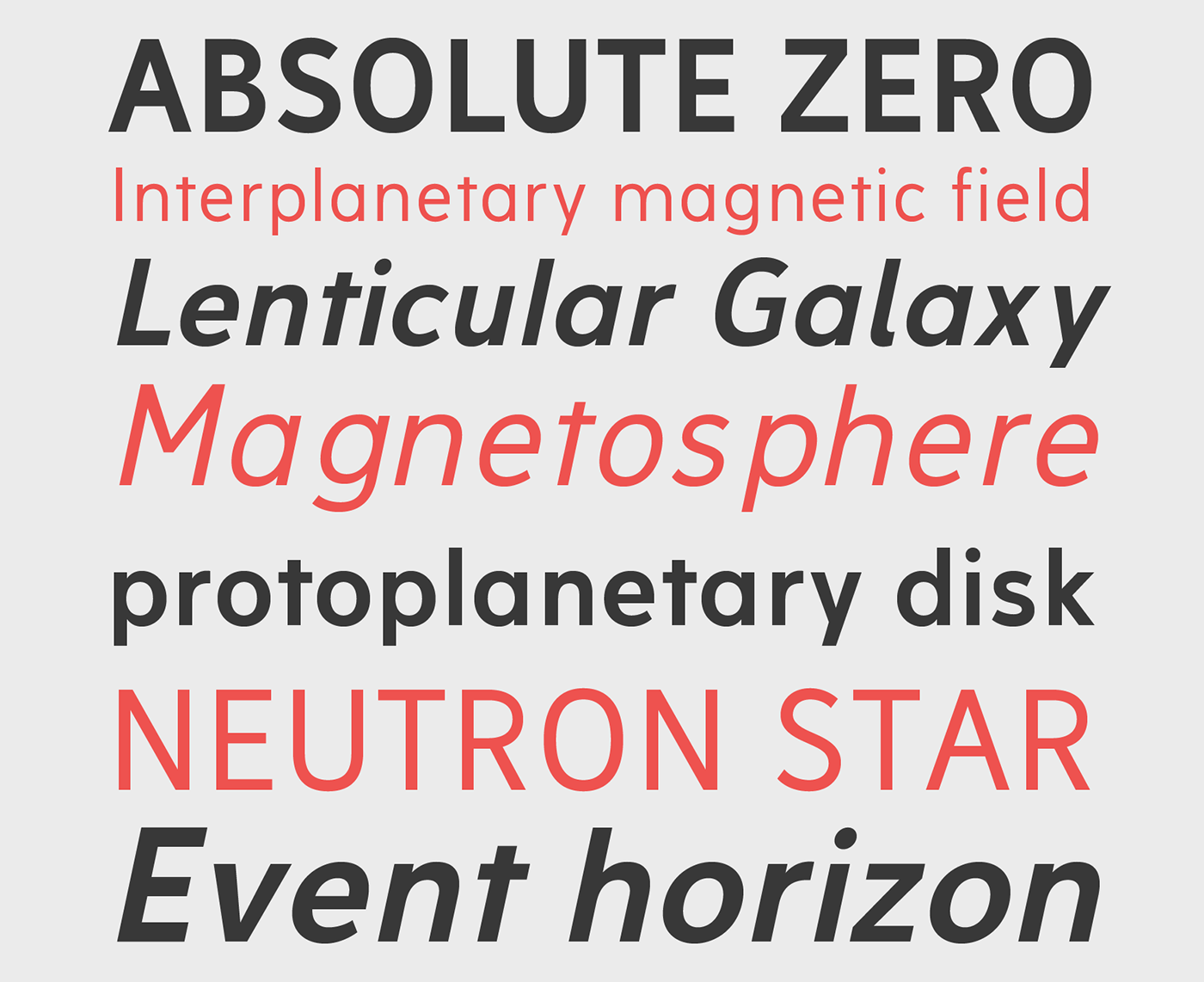 type sans grotesque grotesk geometric font Andromeda thesis Master fbaup