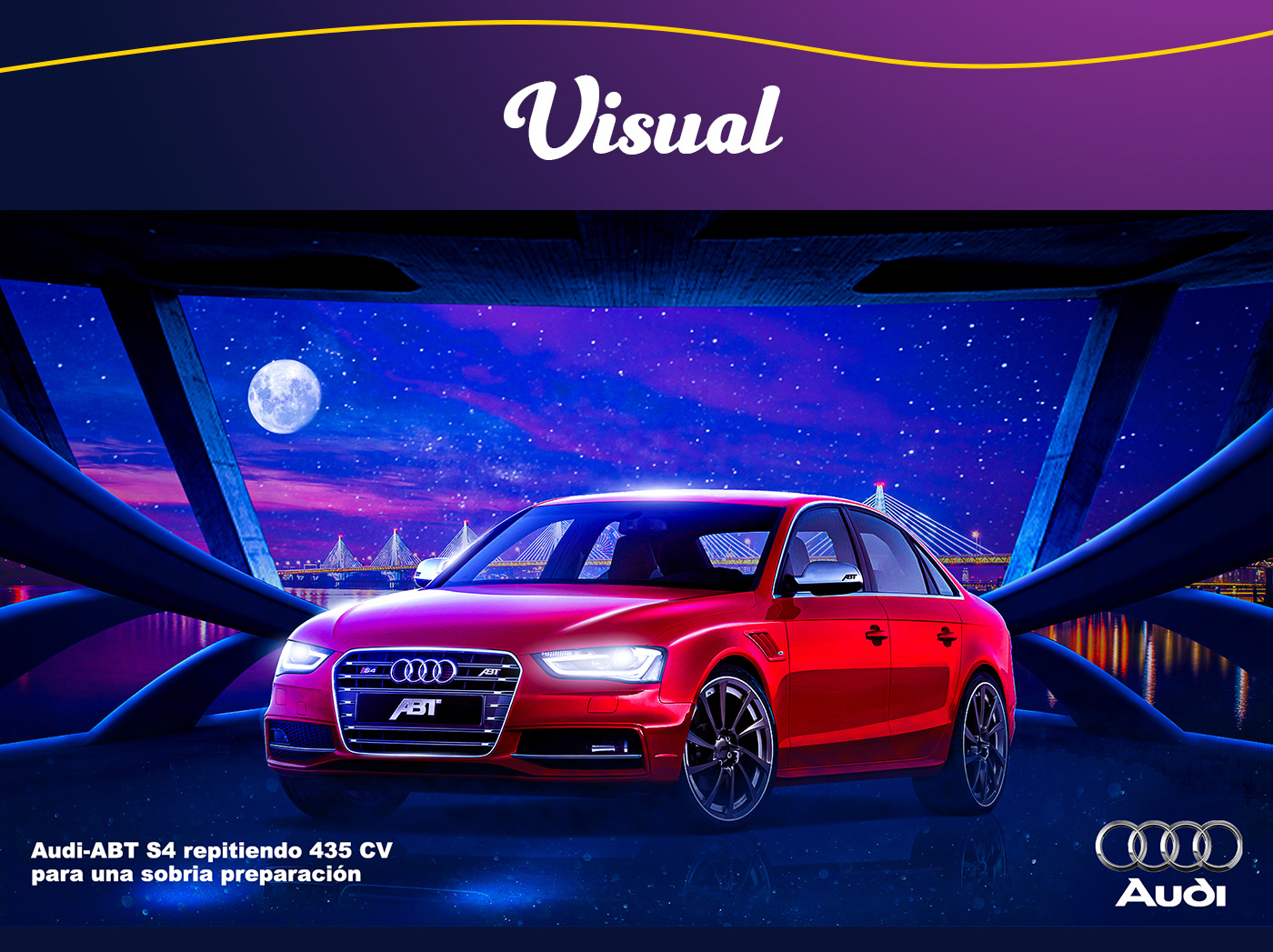 Advertising  car design manipulation visual design