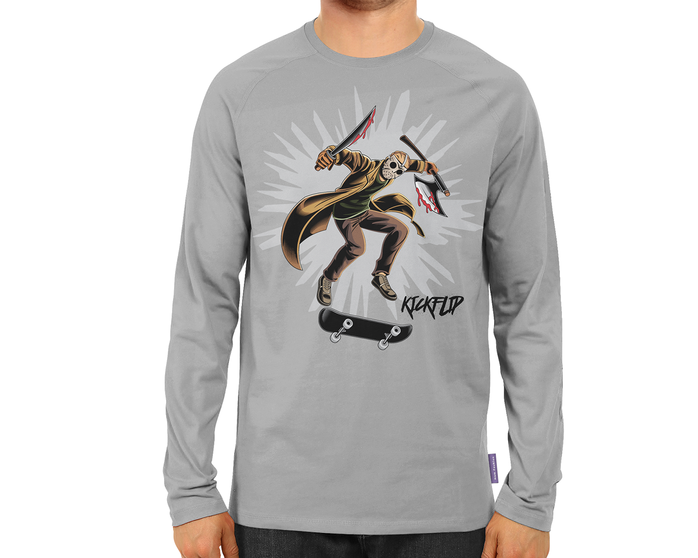 jason Character skateboard mask tshirt T-Shirt Design