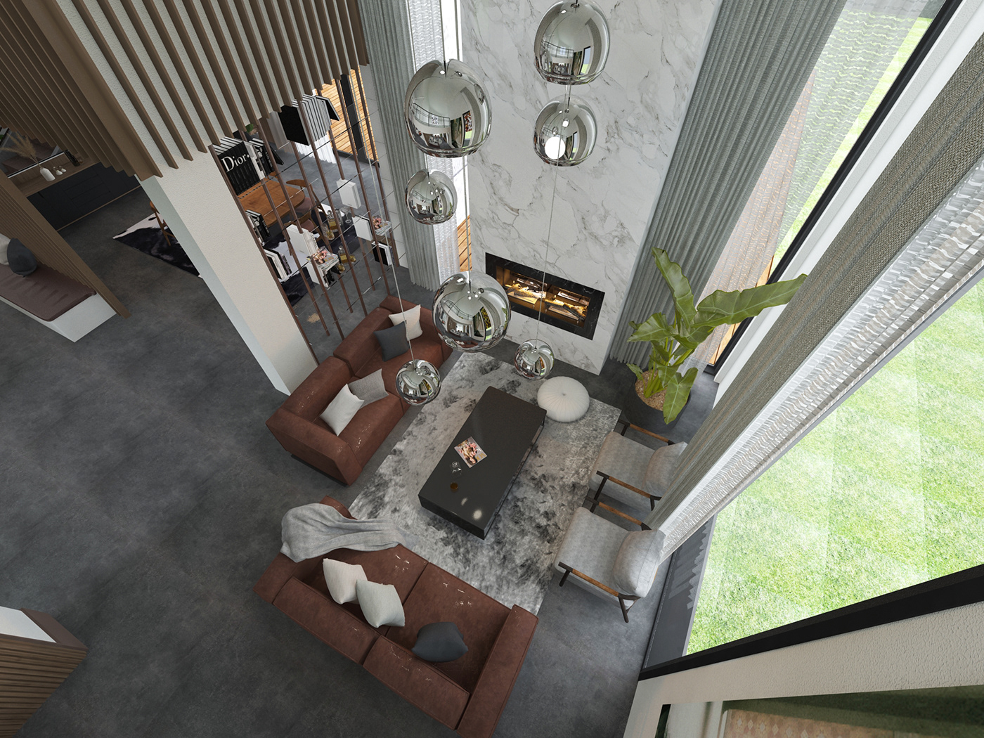3dsmax architecture design elegant house ILLUSTRATION  Interior luxury Project Villa