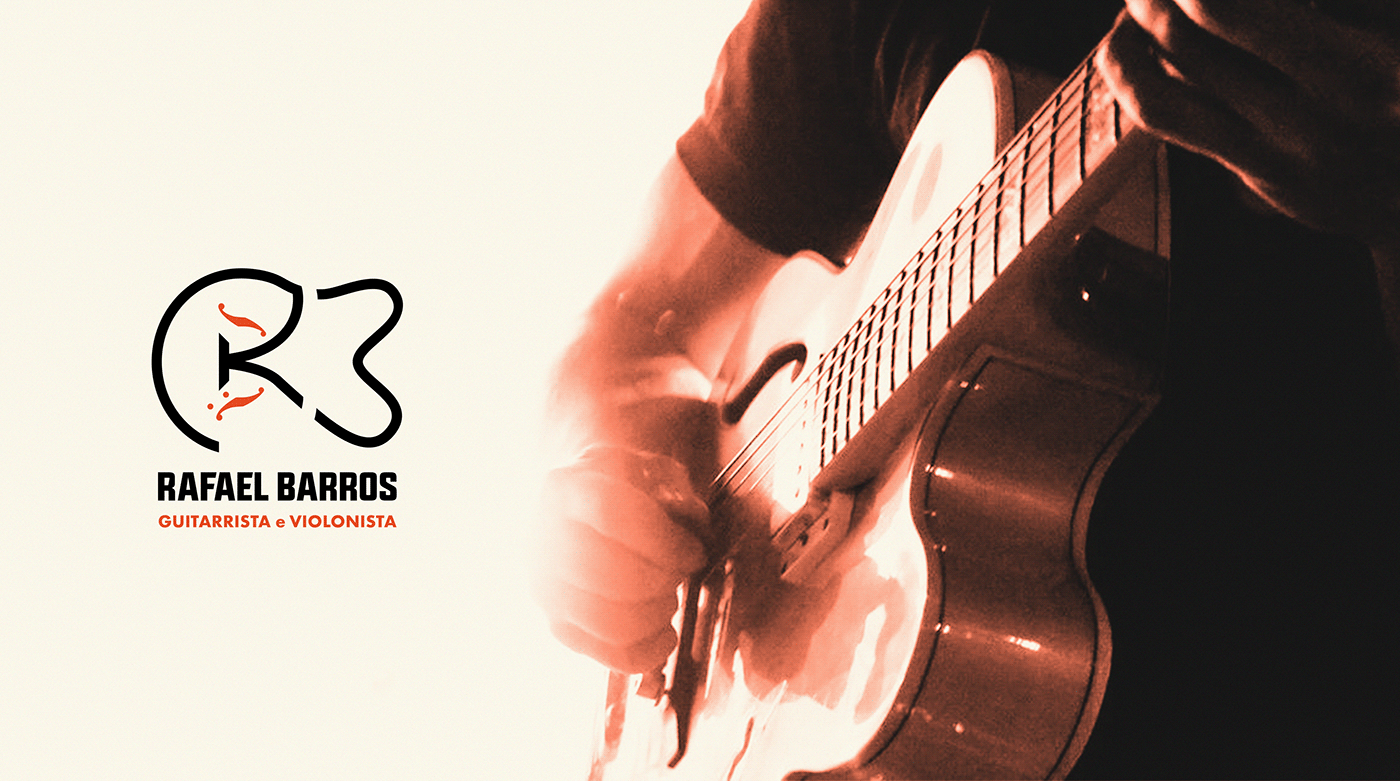 branding  Guitarra guitarrista identidade visual logo musica violonista