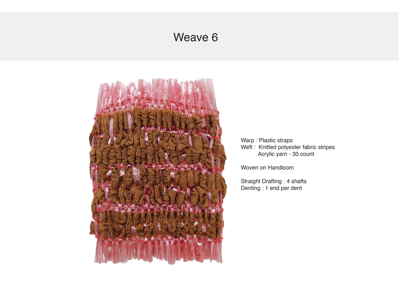 plastic Sustainability weaving Weaving plastic