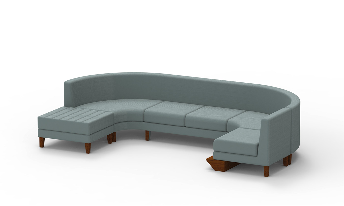 sofa living room interactive furniture furniture design  interior design  product design  furniture quirky tufting rounded