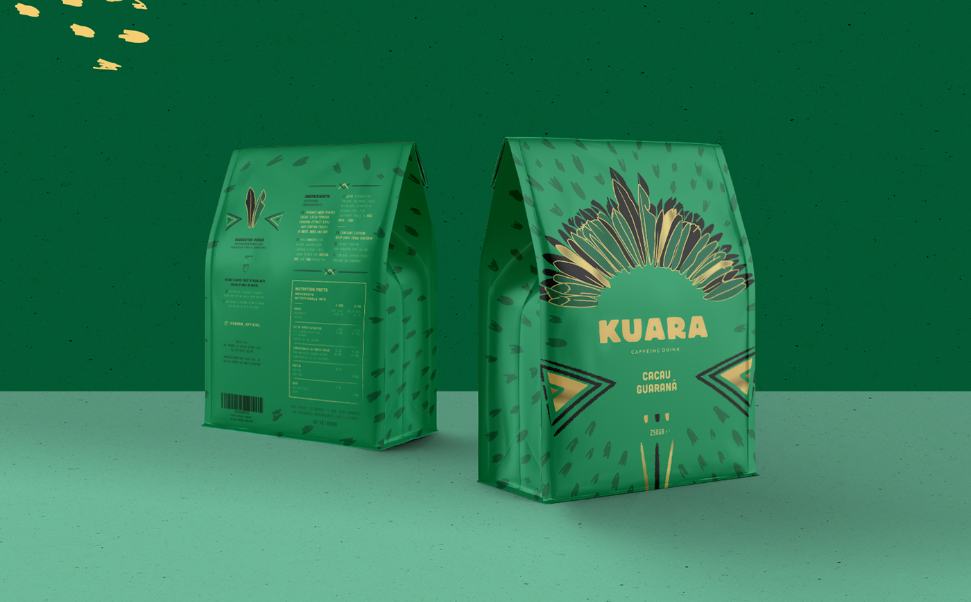energy drink guarana Cocoa Packaging identity tribal power drink ILLUSTRATION  amazonia