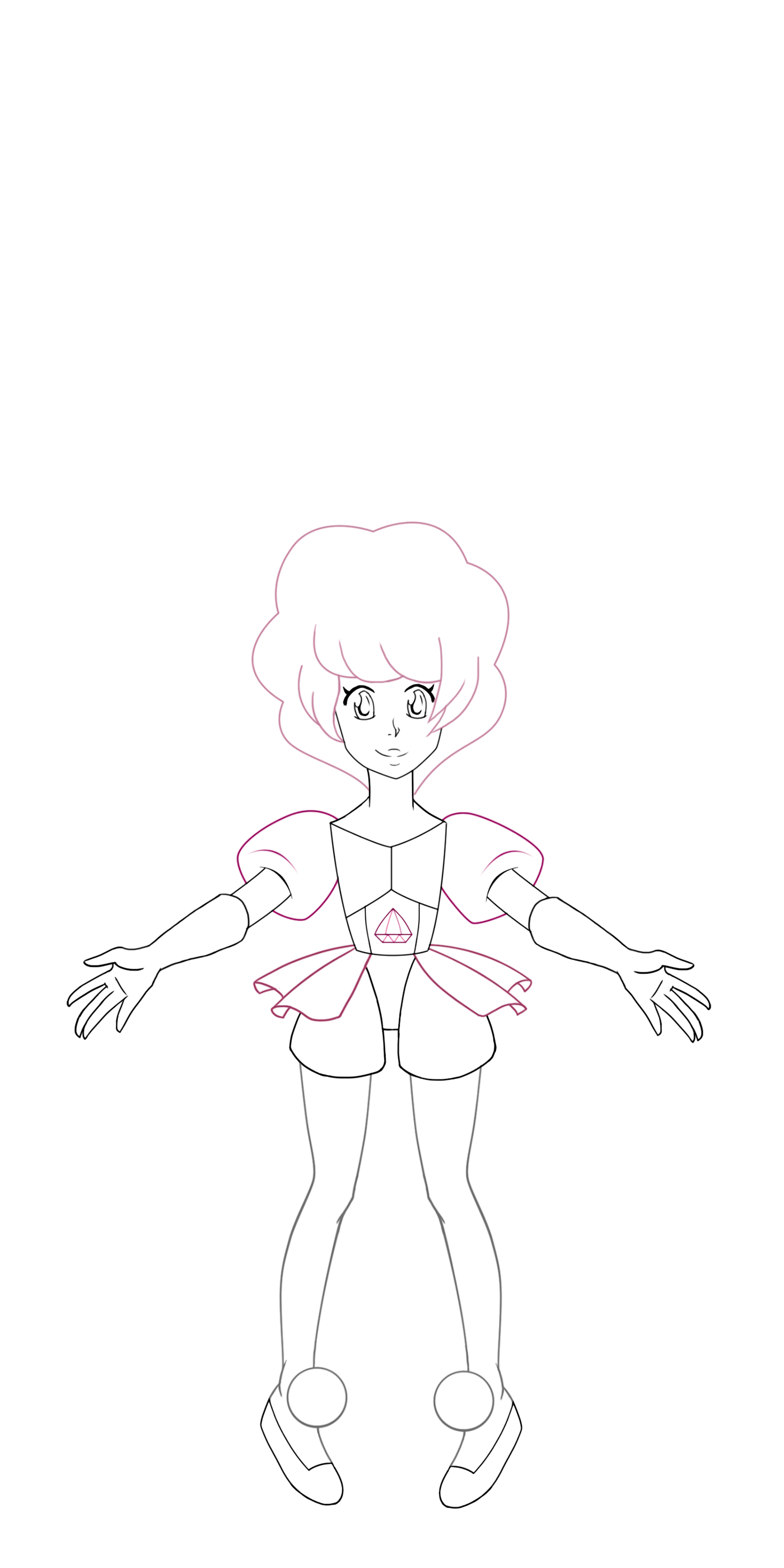 Fan Art Steven Universe pink diamond ILLUSTRATION 