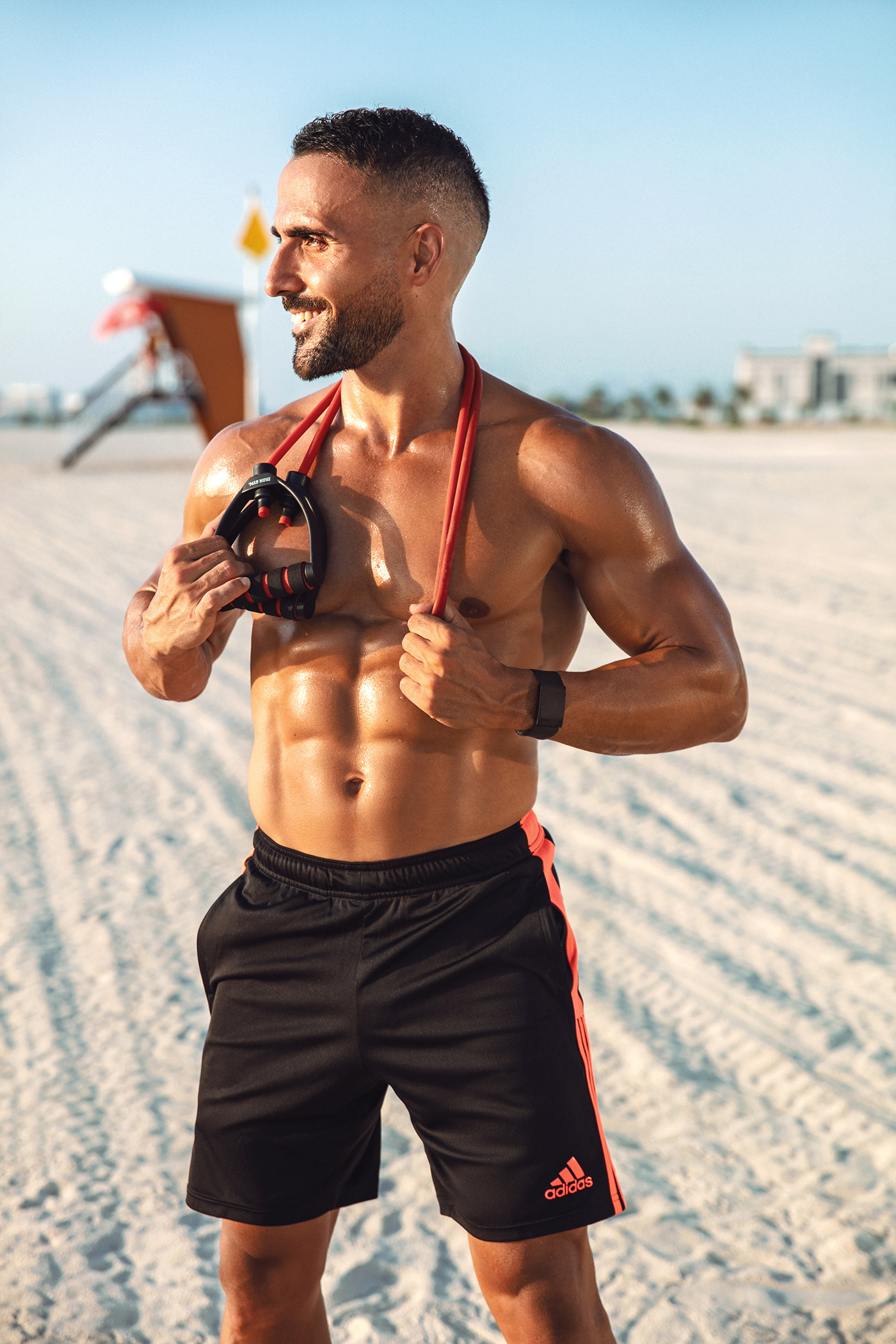 mens health fitness abs male model dubai magazine Health training gym