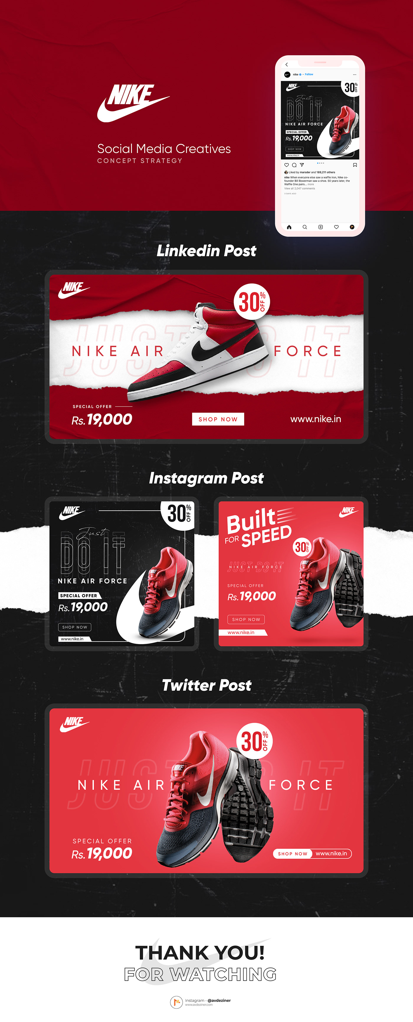 Advertising  Instagram Post nike poster Nike Shoes photoshop SHOES BANNER shoes design sm post Social Media Design Social Media Post Design