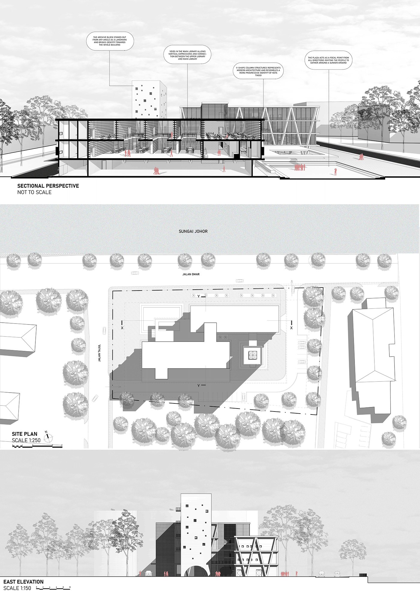 architecture Architecture Student Community Centre Library design student project utm