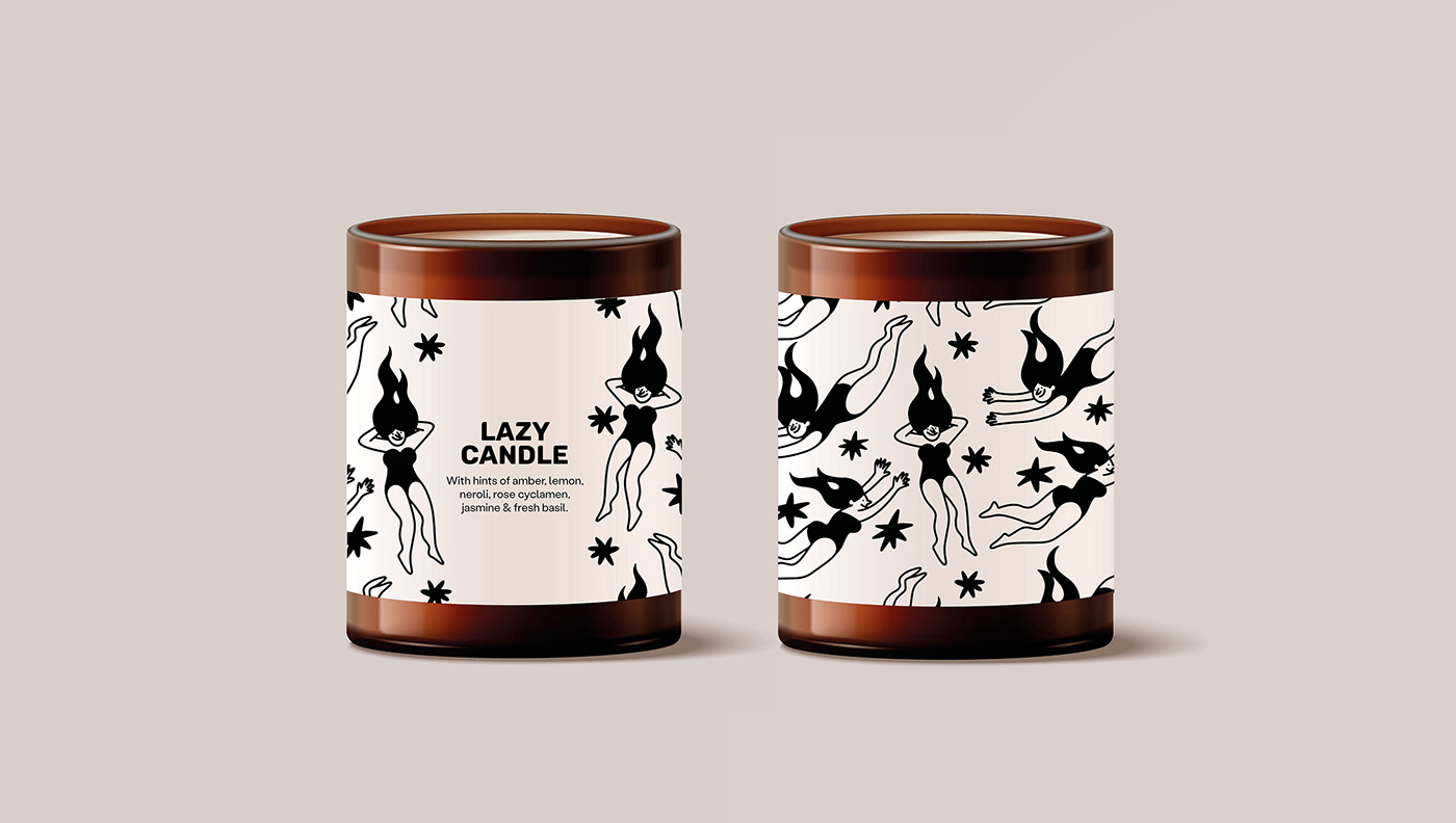 Character design  candle Packaging design doodle Character